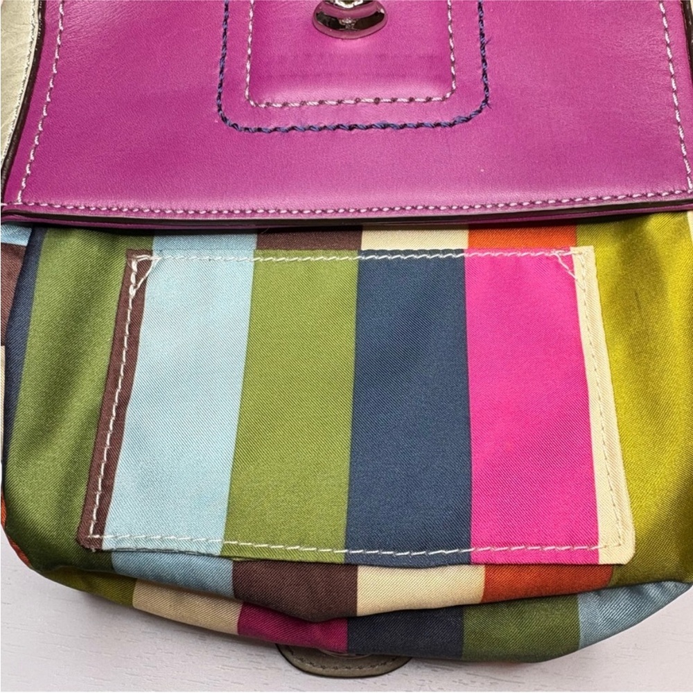 Coach Mini Willis 70th Anniversary Legacy Colorblock in Berry Slate 21741 2012 - Picture 7 of 17